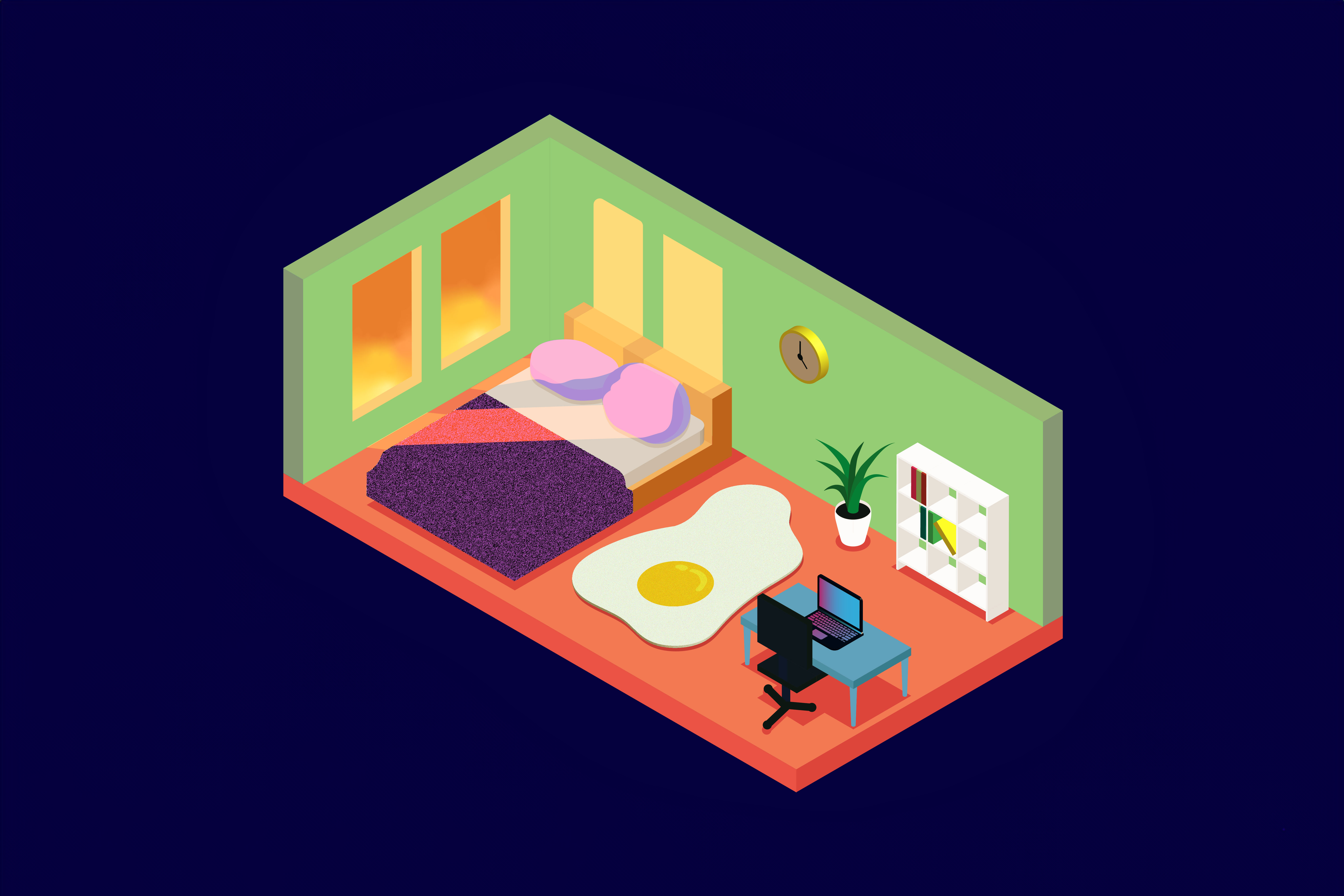 Isometric Room Design